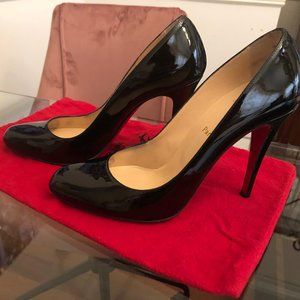 Decollete 868 Pump In Black Patent Leather Size 41